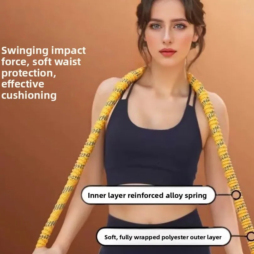 1pc Soft spring hula hoop for weight loss slimming waist and belly adult fitness home use abdominal compression fat burning