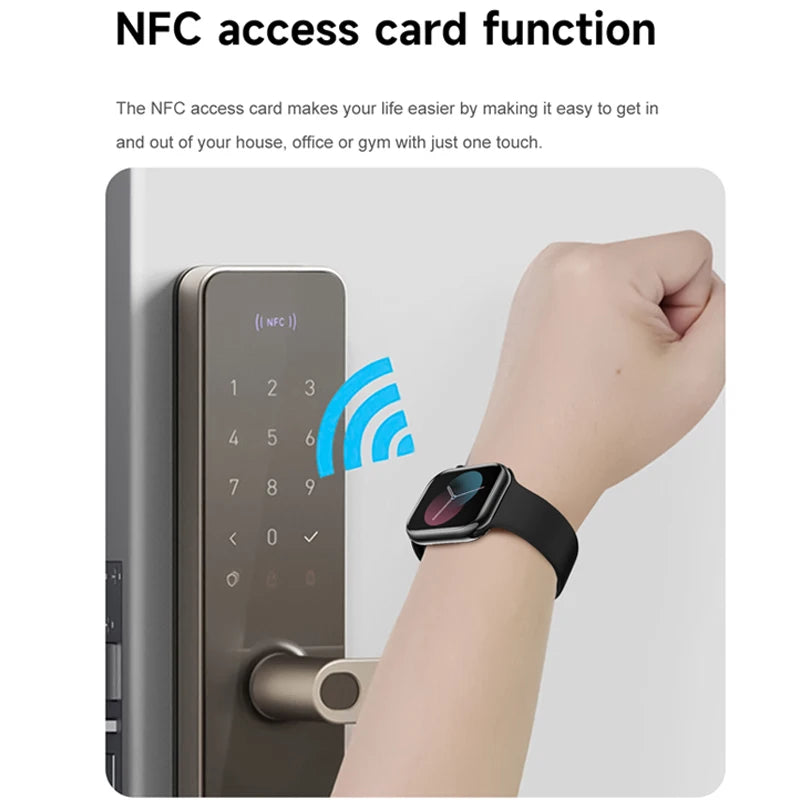 2025 Sports Smart Watch Series 10 For Watch 10 Memory Music Video Bluetooth Call Waterproof NFC GPS Smartwatch For Android IOS