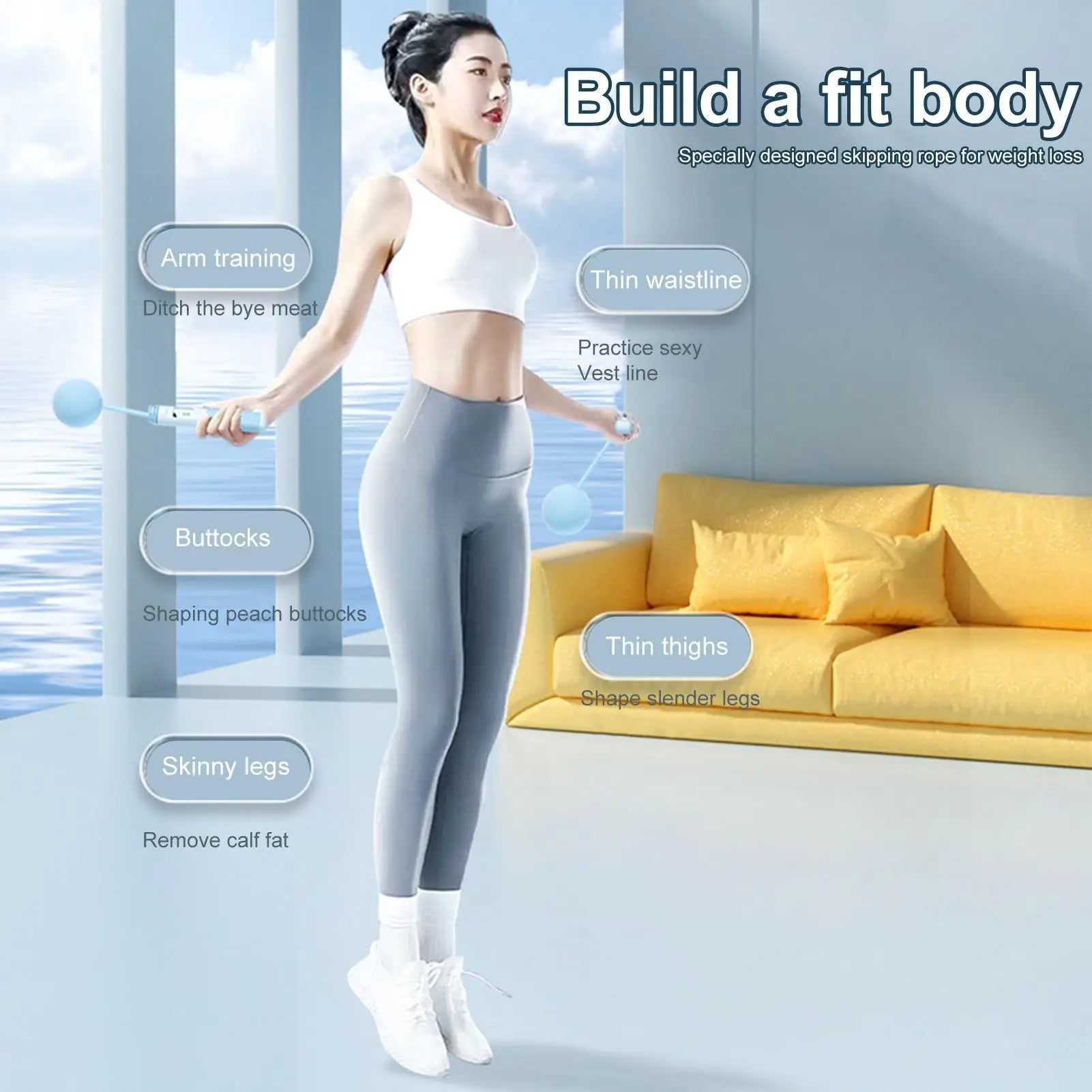 Jump Ropes For Fitness Smart Counter Tracking Skipping Rope Gym Jump Equipment For Fitness Workout Exercise Home Gym Indoor